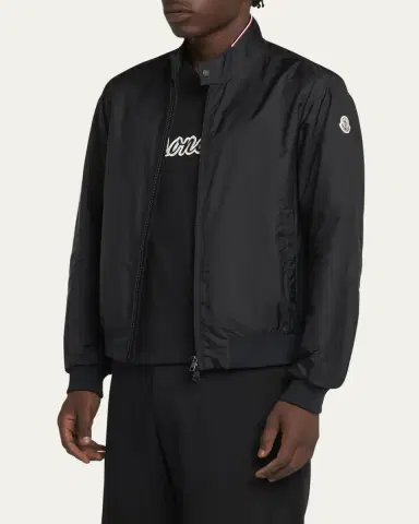 Moncler Men's Reppe Nylon Zip Jacket | Thumbnail 4