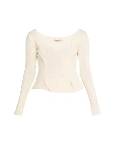 Aisling Camps Eddy V-Neck Exposed Seam Sweater | Thumbnail 1 Aisling Camps Eddy V-Neck Exposed Seam Sweater | Thumbnail 1
