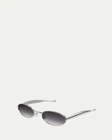 Bottega Veneta Sardine Logo Engraved Metal Sunglasses | Thumbnail 2 Bottega Veneta Sardine Logo Engraved Metal Sunglasses | Thumbnail 2
