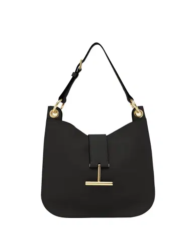 Tom Ford Tara Small Hobo Crossbody in Grained Leather | Thumbnail 1
