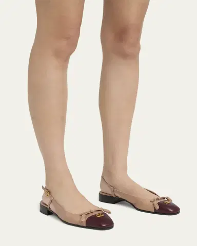 Valentino Garavani Slingback Ballerina Pumps | Thumbnail 2
