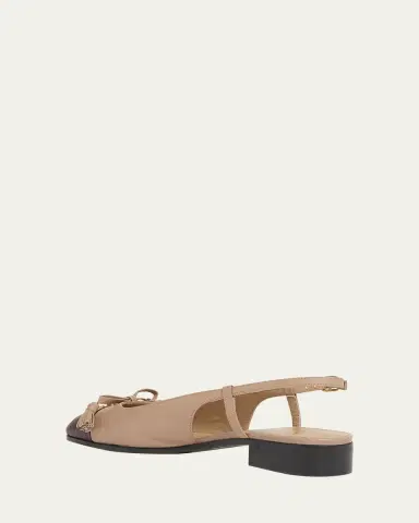 Valentino Garavani Slingback Ballerina Pumps | Thumbnail 4