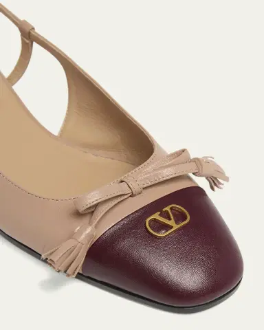 Valentino Garavani Slingback Ballerina Pumps | Thumbnail 5