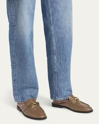 Bottega Veneta Astaire Knot Leather Loafer Mules | Thumbnail 2