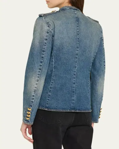 Nili Lotan Geraldine Denim Jacket | Thumbnail 3 Nili Lotan Geraldine Denim Jacket | Thumbnail 3