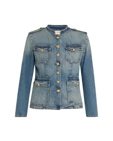 Nili Lotan Geraldine Denim Jacket | Thumbnail 1 Nili Lotan Geraldine Denim Jacket | Thumbnail 1
