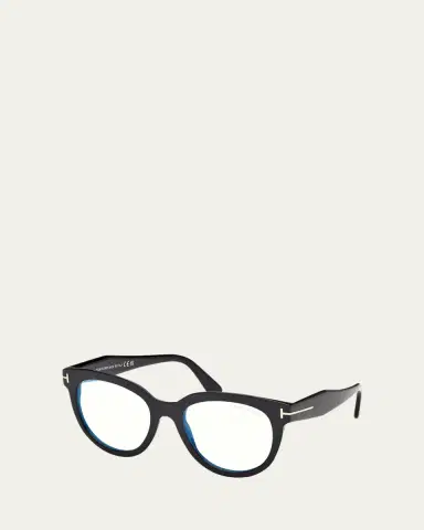TOM FORD Round Acetate Optical Glasses | Thumbnail 2