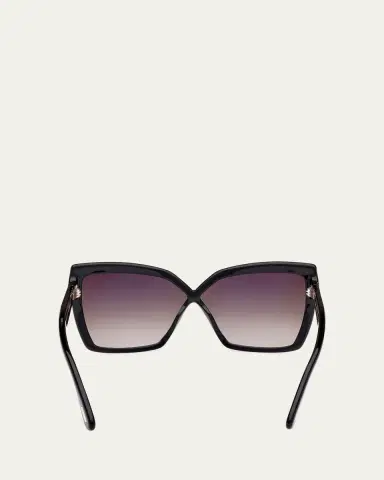 TOM FORD Fiore Acetate Butterfly Sunglasses | Thumbnail 5