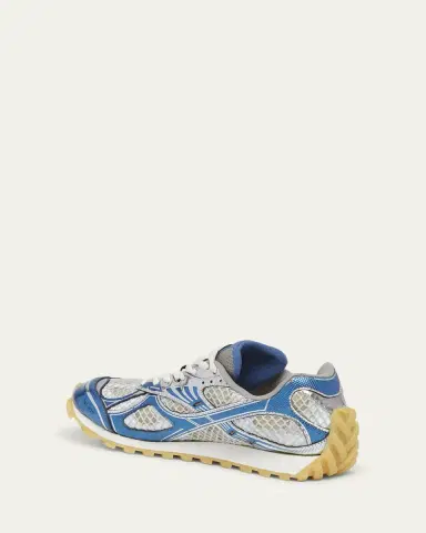 Bottega Veneta Women's Orbit Metallic Net Runner Sneakers | Thumbnail 4