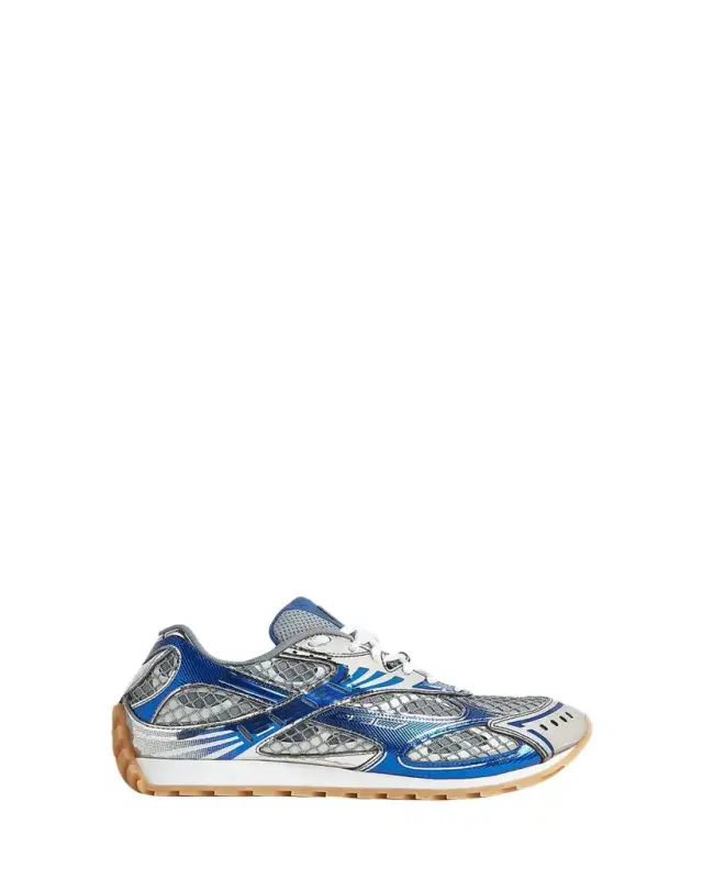 Bottega Veneta Orbit Metallic Net Runner Sneakers