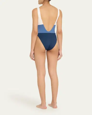 ANEMOS Hume Tricolor One-Piece Swimsuit | Thumbnail 3