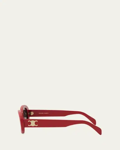CELINE Triomphe Oval Sunglasses | Thumbnail 3
