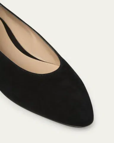 Gianvito Rossi Suede Ballerina Flats | Thumbnail 3