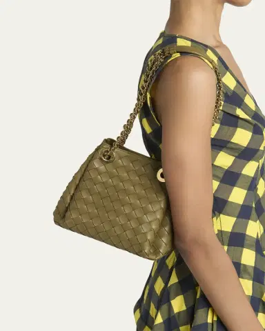 Bottega Veneta Small Parachute Leather Shoulder Bag | Thumbnail 2 Bottega Veneta Small Parachute Leather Shoulder Bag | Thumbnail 2