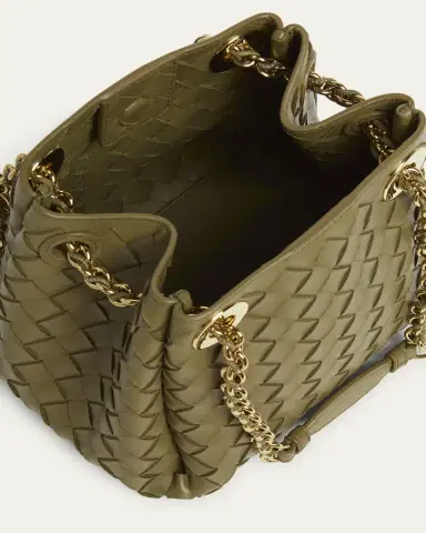 Bottega Veneta Small Parachute Leather Shoulder Bag | Thumbnail 4 Bottega Veneta Small Parachute Leather Shoulder Bag | Thumbnail 4