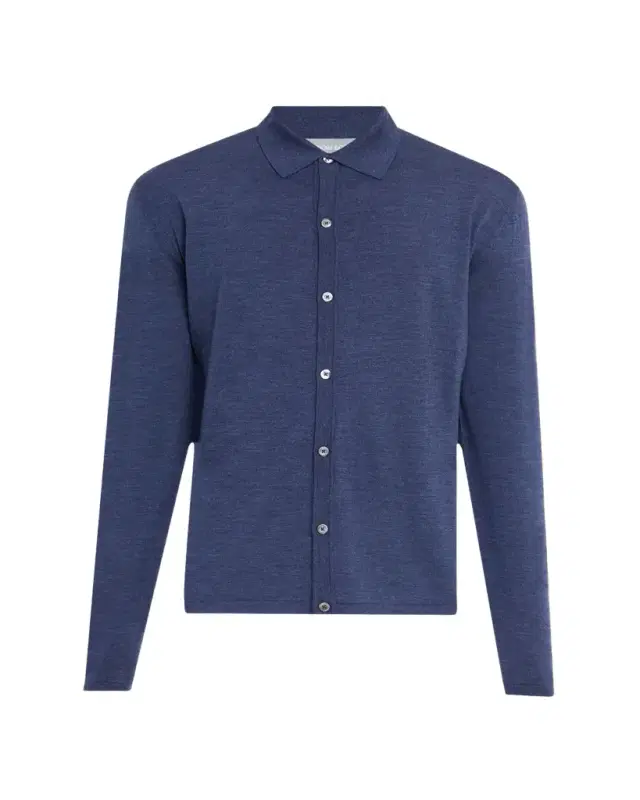 Men's Wool Overshirt Cardigan