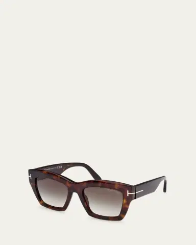 TOM FORD Luna Gradient Butterfly Sunglasses | Thumbnail 2