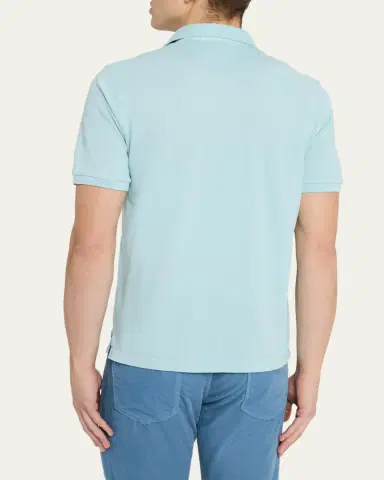 Fedeli Men's Pique Polo Shirt | Thumbnail 3