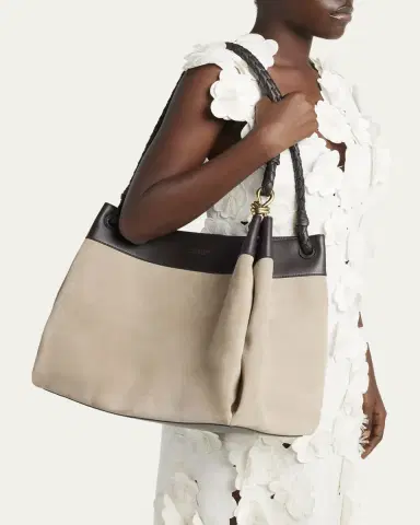 Bottega Veneta Parachute Maxi Suede Shoulder Bag | Thumbnail 2 Bottega Veneta Parachute Maxi Suede Shoulder Bag | Thumbnail 2