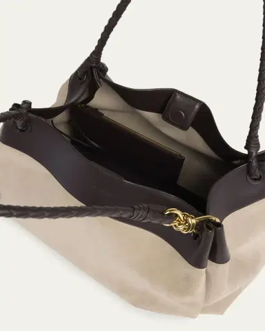 Bottega Veneta Parachute Maxi Suede Shoulder Bag | Thumbnail 4 Bottega Veneta Parachute Maxi Suede Shoulder Bag | Thumbnail 4