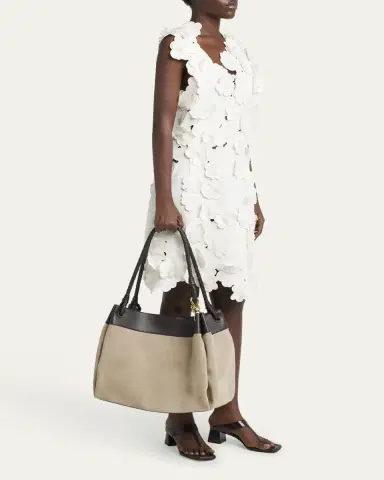 Bottega Veneta Parachute Maxi Suede Shoulder Bag | Thumbnail 5 Bottega Veneta Parachute Maxi Suede Shoulder Bag | Thumbnail 5