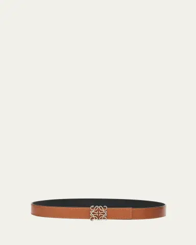 LOEWE Anagram Reversible Leather Belt | Thumbnail 3