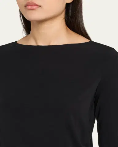 Wolford Pure Bateau-Neck Jersey Top | Thumbnail 5 Wolford Pure Bateau-Neck Jersey Top | Thumbnail 5