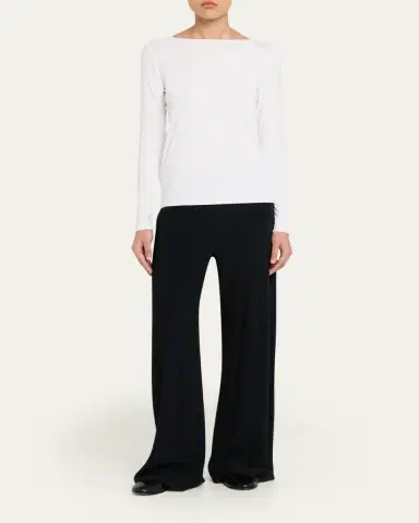 Wolford Pure Bateau-Neck Jersey Top | Thumbnail 6 Wolford Pure Bateau-Neck Jersey Top | Thumbnail 6