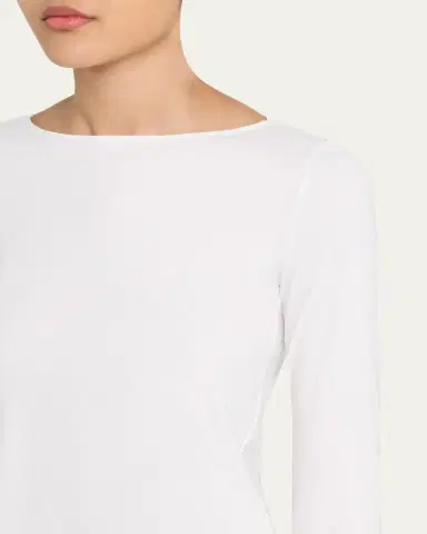 Wolford Pure Bateau-Neck Jersey Top | Thumbnail 9 Wolford Pure Bateau-Neck Jersey Top | Thumbnail 9