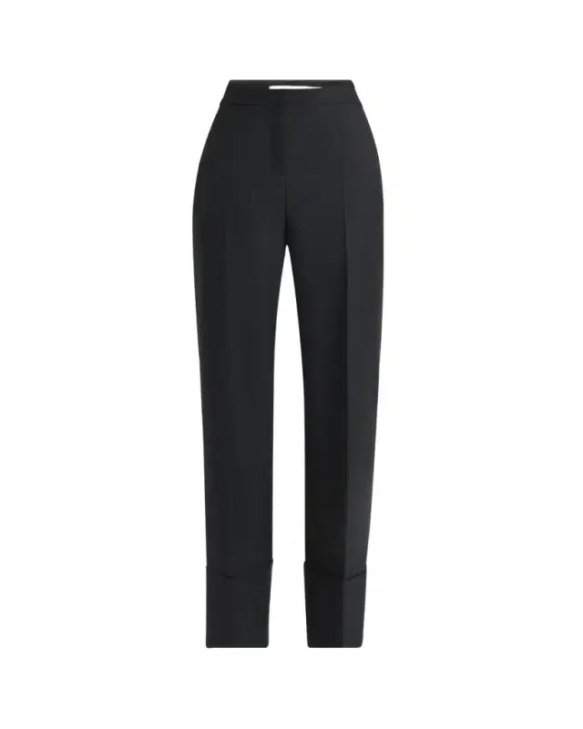Valentino Garavani Cuffed Wool Trousers