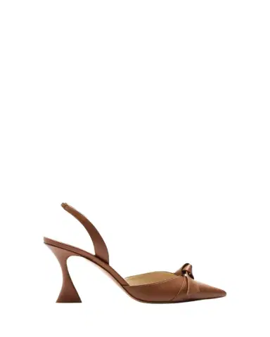 Alexandre Birman Clarita Bell Leather Bow Slingback Pumps | Thumbnail 1 Alexandre Birman Clarita Bell Leather Bow Slingback Pumps | Thumbnail 1