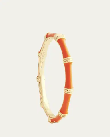Anabel Aram Jewelry Bamboo Enameled Hinged Bangle | Thumbnail 4 Anabel Aram Jewelry Bamboo Enameled Hinged Bangle | Thumbnail 4