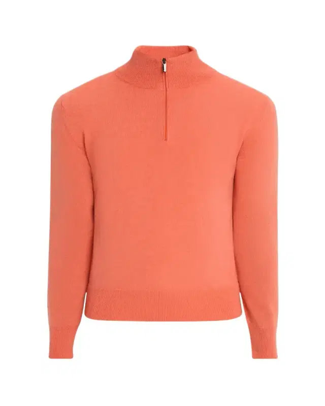 Men's Cashmere Half-Zip Sweater