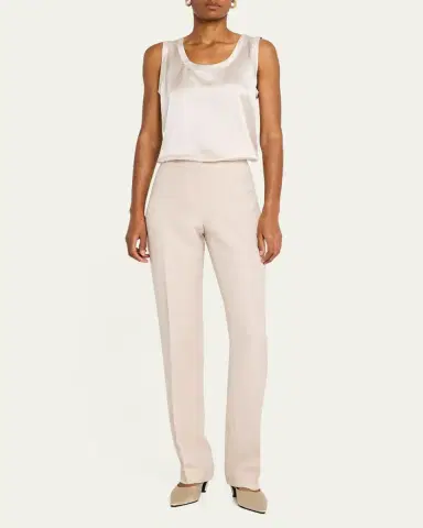 Lafayette 148 New York Perla Luxe Reversible Silk Charmeuse Shell | Thumbnail 6 Lafayette 148 New York Perla Luxe Reversible Silk Charmeuse Shell | Thumbnail 6