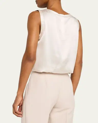 Lafayette 148 New York Perla Luxe Reversible Silk Charmeuse Shell | Thumbnail 7 Lafayette 148 New York Perla Luxe Reversible Silk Charmeuse Shell | Thumbnail 7