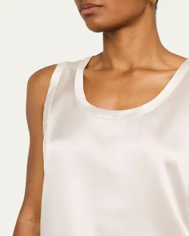 Lafayette 148 New York Perla Luxe Reversible Silk Charmeuse Shell | Thumbnail 9 Lafayette 148 New York Perla Luxe Reversible Silk Charmeuse Shell | Thumbnail 9