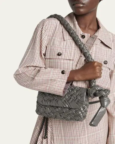 Bottega Veneta Small Kalimero Leather Shoulder Bag | Thumbnail 6