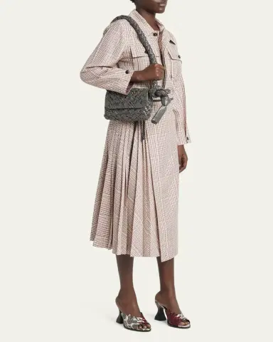 Bottega Veneta Small Kalimero Leather Shoulder Bag | Thumbnail 9