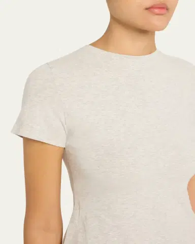Skims Cotton Jersey Crewneck T-Shirt | Thumbnail 7