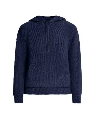 Bergdorf Goodman Men's Cashmere English Rib Hoodie | Thumbnail 1