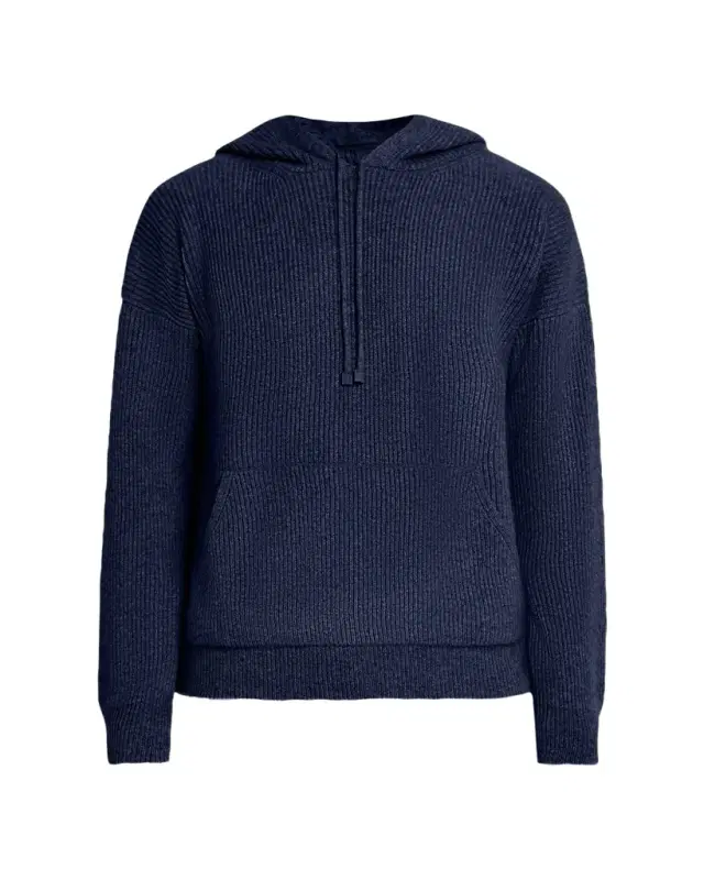 Bergdorf Goodman Men's Cashmere English Rib Hoodie