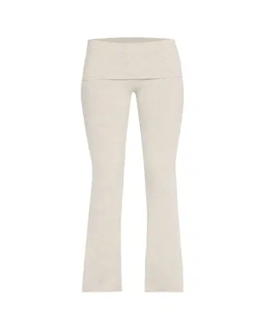 SKIMS Cotton Jersey Foldover Flare-Leg Pants | Thumbnail 1
