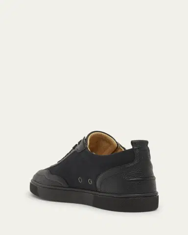 Christian Louboutin Men's Retero Canvas and Leather Low-Top Sneakers | Thumbnail 2 Christian Louboutin Men's Retero Canvas and Leather Low-Top Sneakers | Thumbnail 2