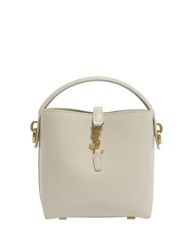 Saint Laurent Le 37 Mini YSL Bucket Bag in Smooth Leather