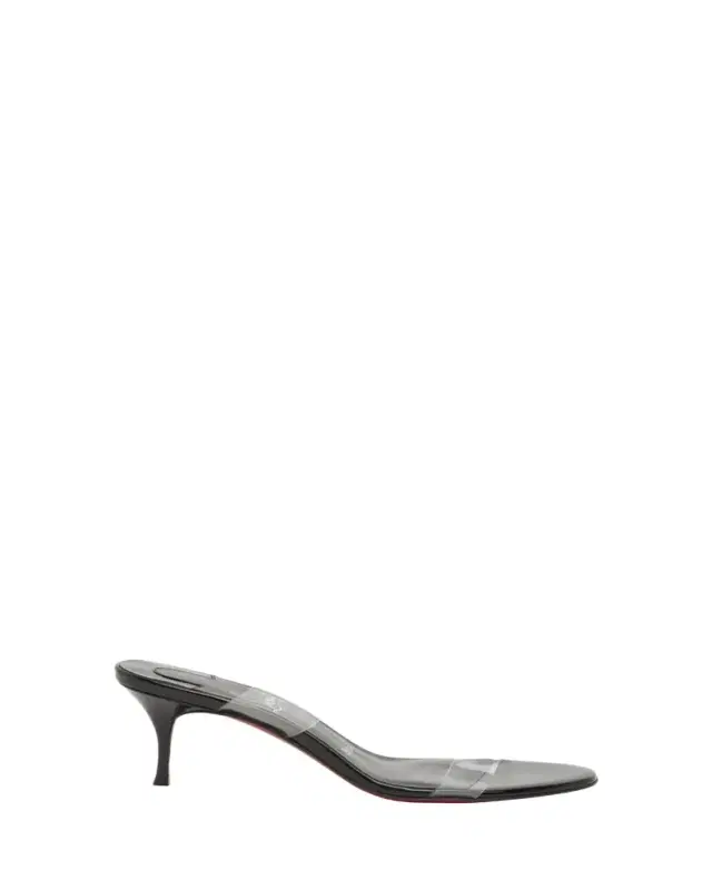 Christian Louboutin 55mm Just Nothing Clear Slide Sandals