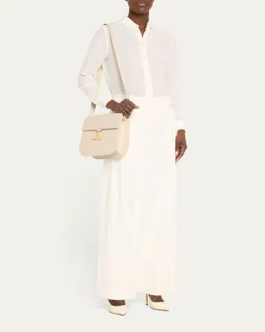 Tom Ford Tara Medium Crossbody in Grained Leather with Leather Strap | Thumbnail 8
