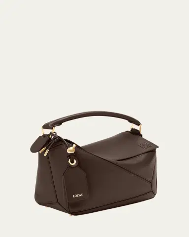 LOEWE Puzzle Elevated Small Top-Handle Bag in Leather | Thumbnail 7