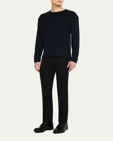 Giorgio Armani Men's Wool Twill 5-Pocket Pants | Thumbnail 2 Giorgio Armani Men's Wool Twill 5-Pocket Pants | Thumbnail 2