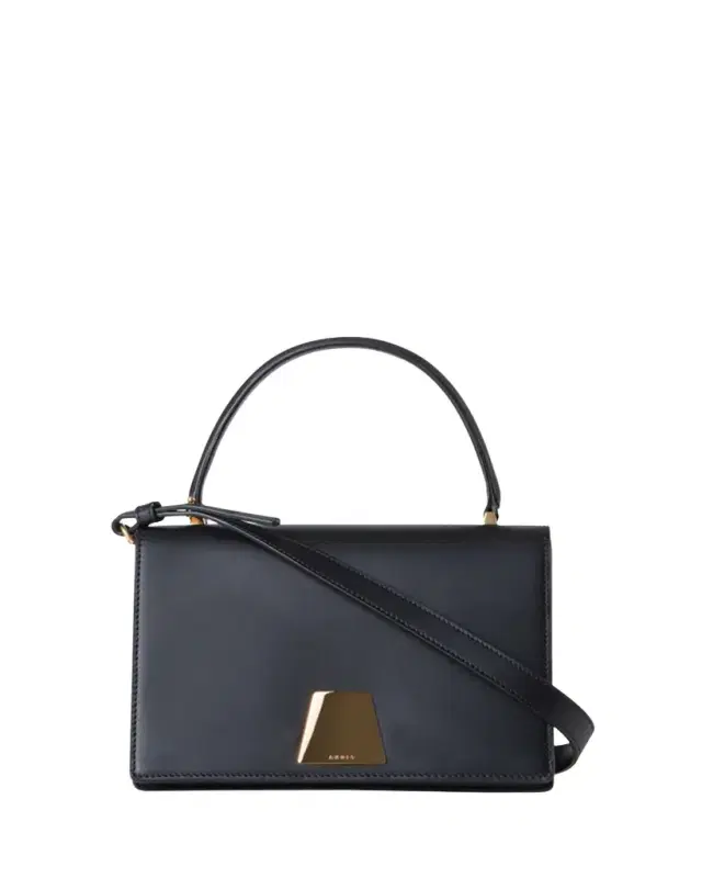 Akris Alice Small Leather Top-Handle Bag