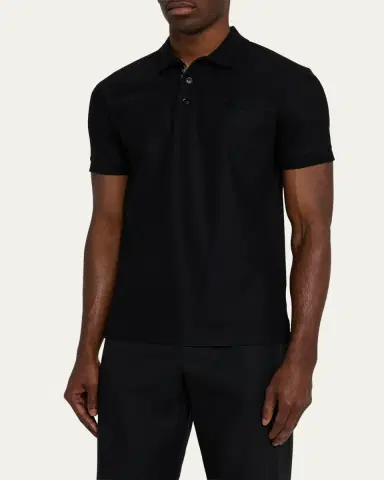 Burberry Men's Eddie EKD Polo Shirt | Thumbnail 4 Burberry Men's Eddie EKD Polo Shirt | Thumbnail 4